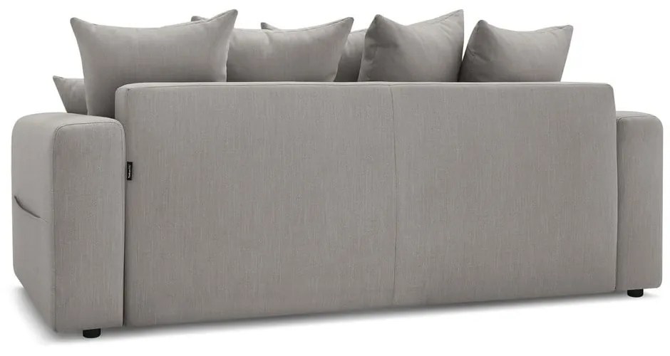 Jasnoszara sofa rozkładana Envy – Bobochic Paris