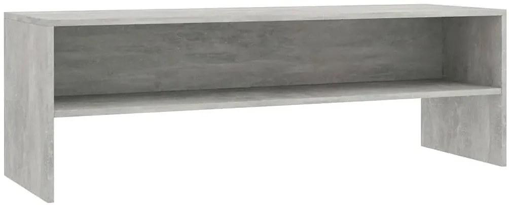 Minimalistyczna szafka RTV z półka beton - Sarsa