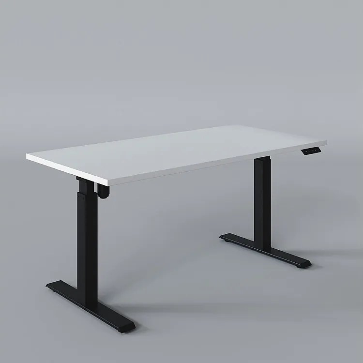 Biurko elektryczne z regulacją wysokości Biały 180 x 95cm