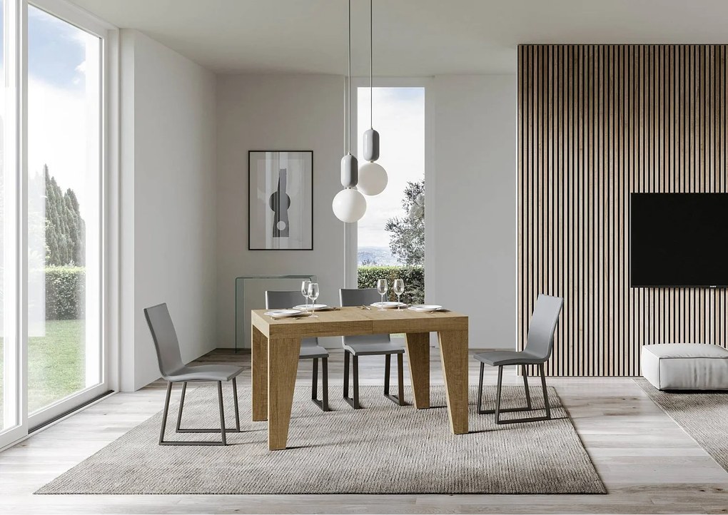 Stół rozkładany 140/244x90 cm Naxy dąb naturalny