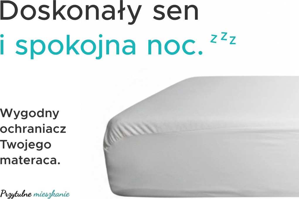 Nieprzemakalny frotowy ochraniacz na materac GUARD 140 x 200 cm
