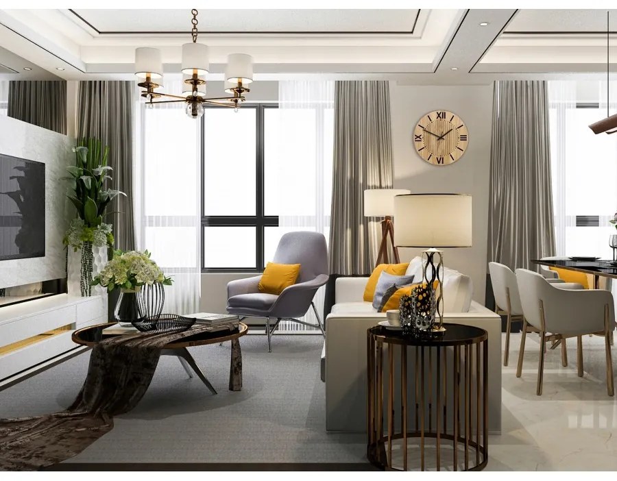 Zegar na ścianę nowoczesny drewniany z cichym mechanizmem okrągły solidny