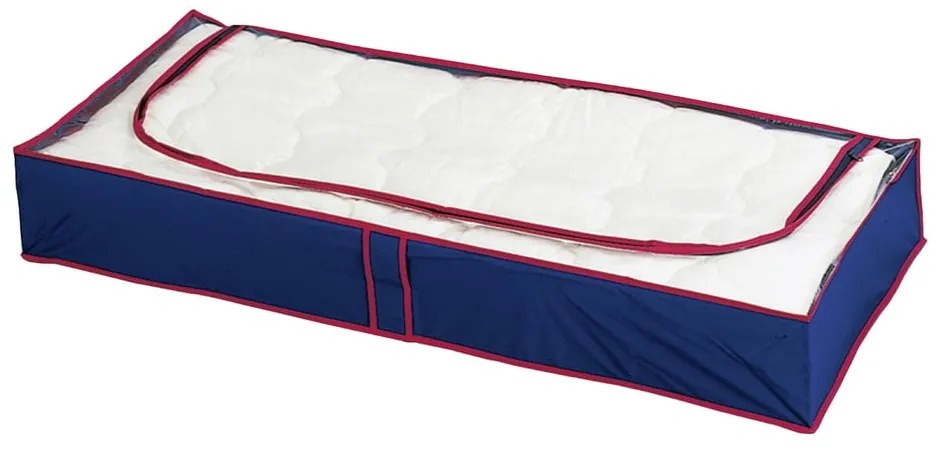 Plastikowe pojemniki pod łóżko zestaw 4 szt. 100x45x15 cm Deep Blue – Maximex