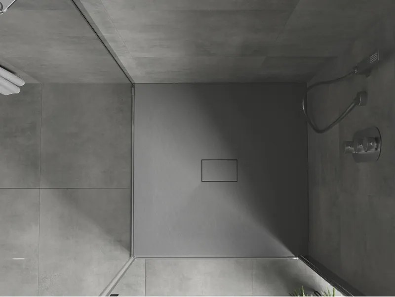 Mexen Hugo brodzik kwadratowy SMC 100 x 100 cm, szary - 42611010