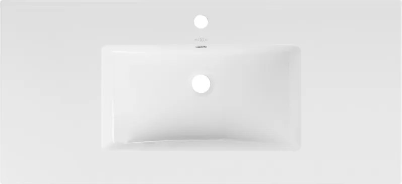Mexen Atena umywalka wpuszczana w blat 101 x 46 cm, biała - 25011000