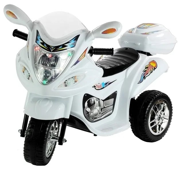 Motor na akumulator trójkołowy biały bjx-88