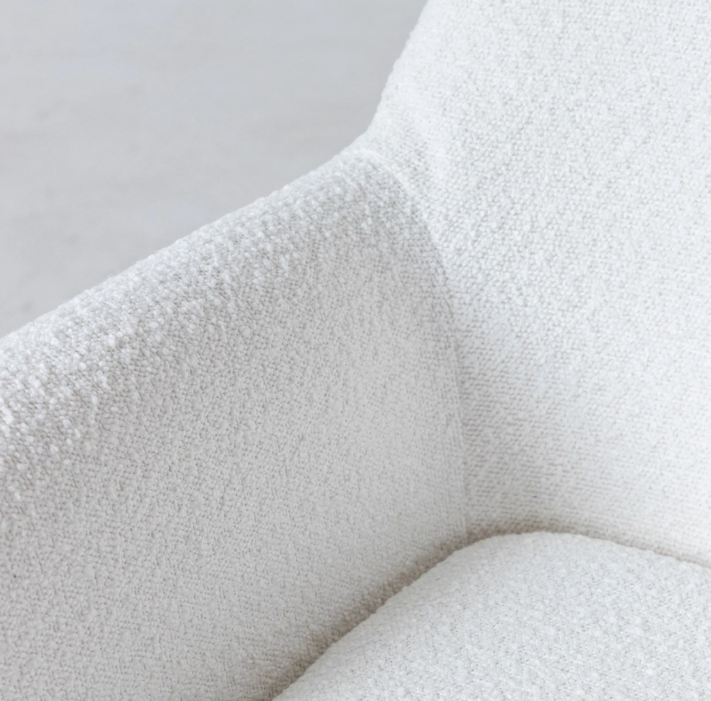 Biały designerski fotel MILAN