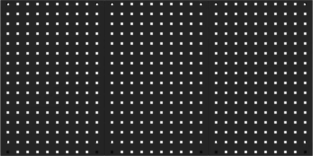 Tablica narzędziowa PAULA, 1200 x 600 x 10 mm, All Black: czarna