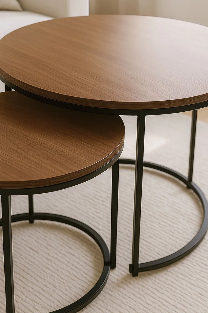 Zestaw 2 stolików Renty Center