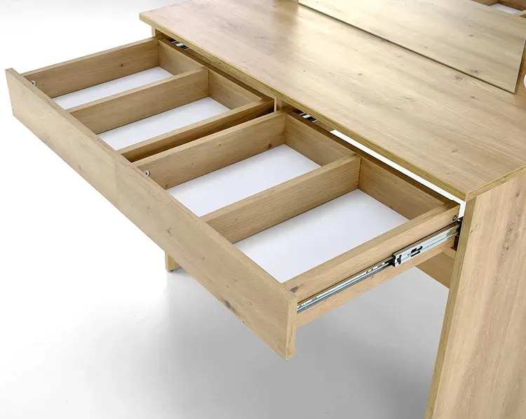 Toaletka z lustrem i oświetleniem led dąb artisan F7-W19