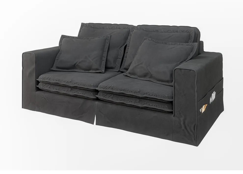 Antracytowa sofa 196 cm Nora – Ropez