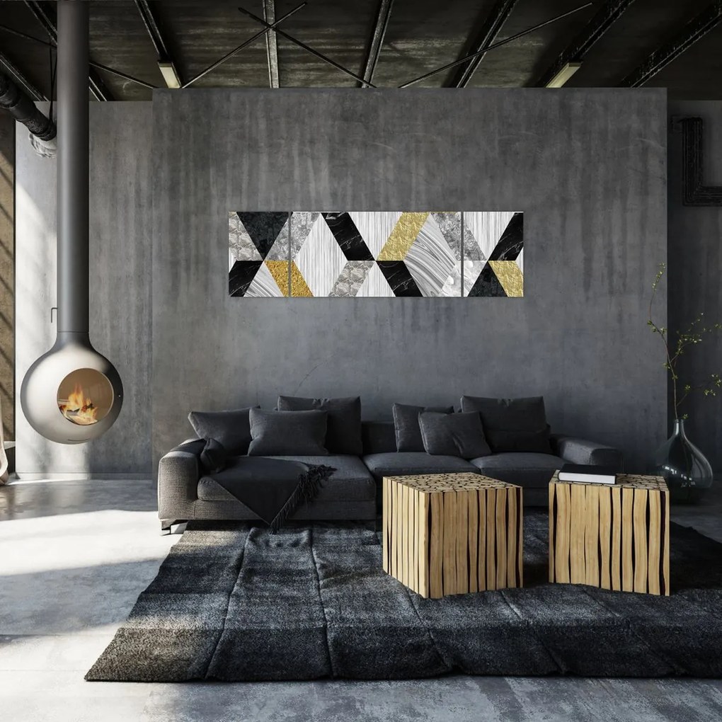 Obraz - Teksturowany wystrój (170x50 cm)