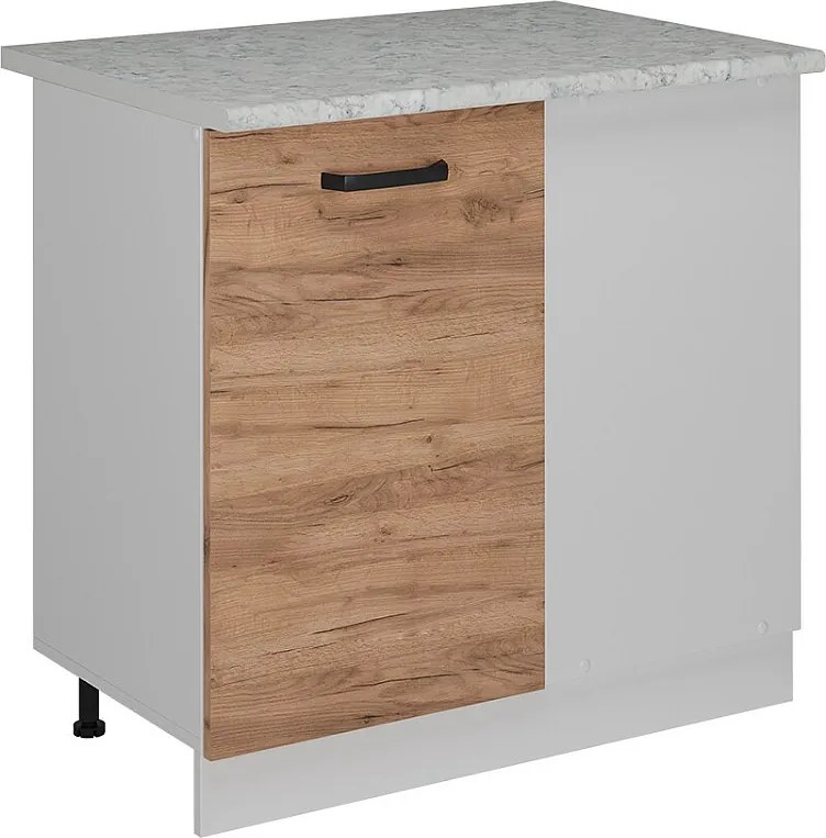 Szafka narożna złoty dąb energetyczny 86x60x81.6 r-line