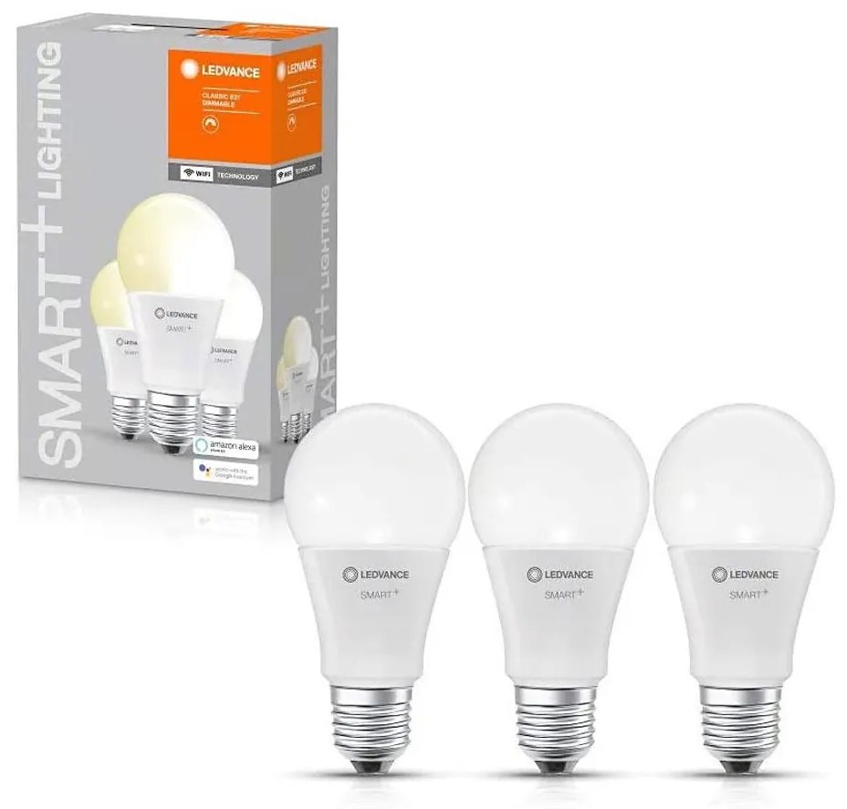 ZESTAW 3× LED Żarówka ściemnialna SMART+ E27/9,5W/230V 2700K - Ledvance