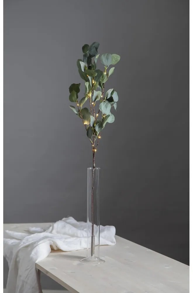 Zielona dekoracja świetlna LED Star Trading Eucalyptus, dł. 90 cm