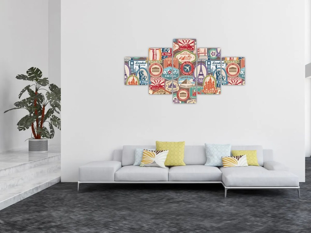 Obraz podróżnika (125x70 cm)