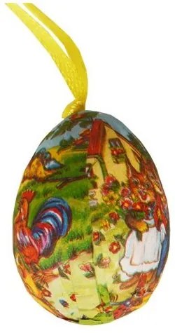 Zestaw pisanek z obrazkiem, wysokość 4 cm, 12sztuk w opakowaniu