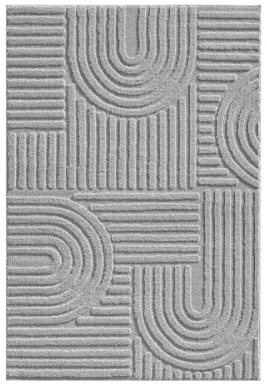 Dywan nowoczesny Art 3D szary 240 cm x 340 cm