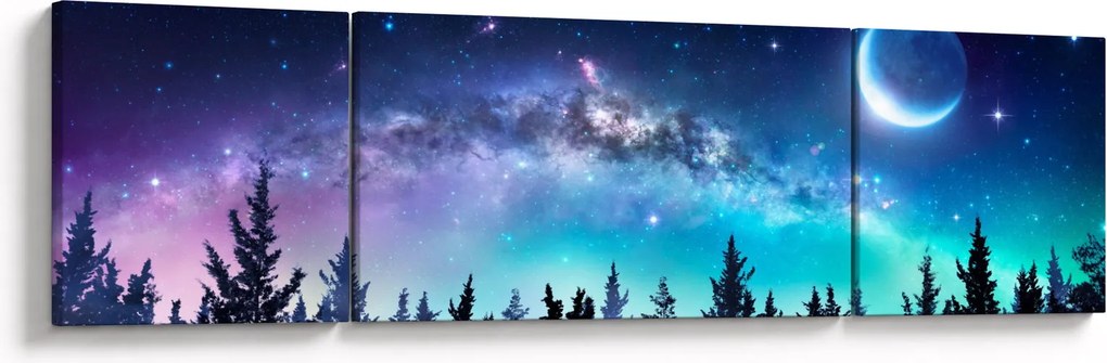 Obraz - Droga Mleczna (170x50 cm)