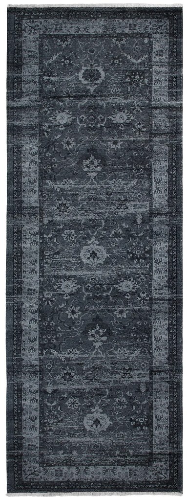 Dywan vintage Armand ciemny szary 80 cm x 215 cm