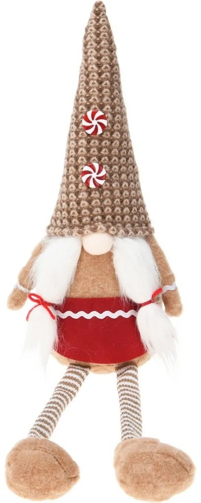 Krasnal świąteczny Gingerbread girl, 57 x 16 cm