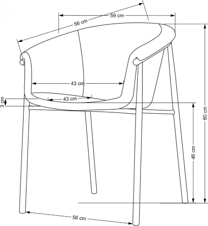 Krzesło Livia – Stylowe Połączenie Wygody i Designu
