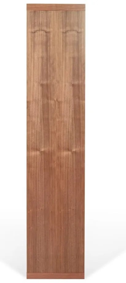 Brązowy regał w dekorze orzecha 70x159 cm Berlin – TemaHome