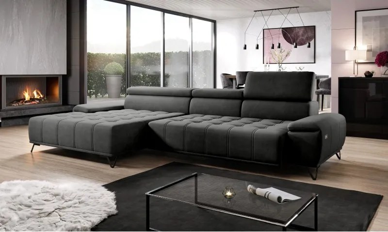 Narożnik PALLADIO MINI z elektryczną regulacją siedziska WERSAL