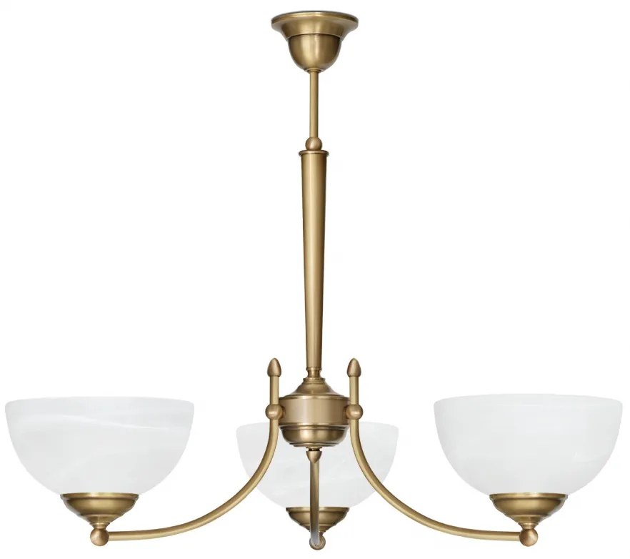 Żyrandol mosiężny trójramienny Y-S3A