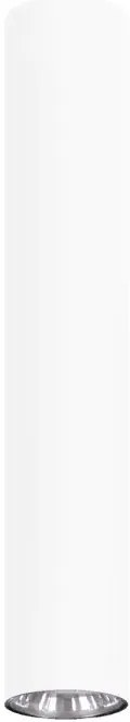 Biały minimalistyczny plafon tuba spot 30 cm - A735 H7-D46