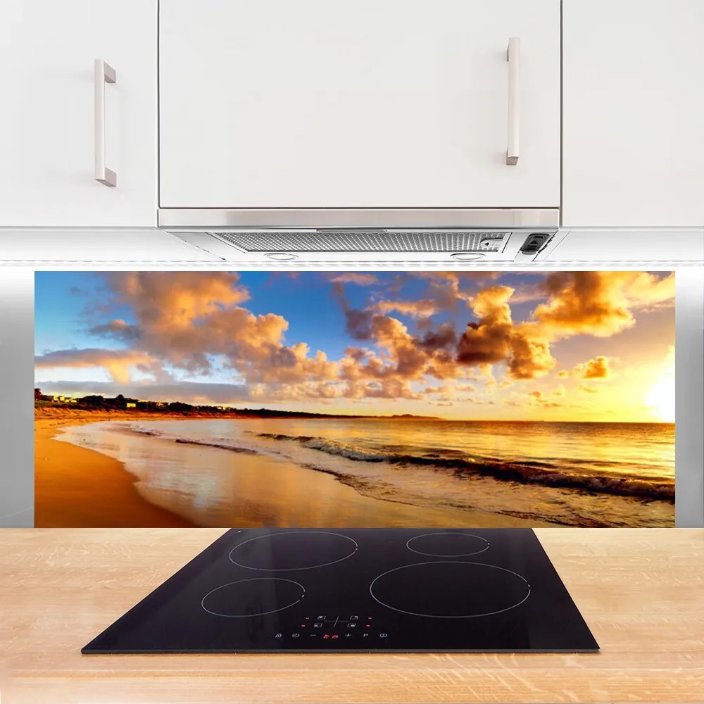 Panel Kuchenny Złoty Piasek nad Oceanem