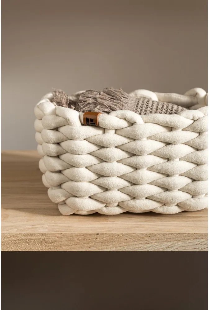 Tekstylny koszyk 20x15x11 cm Peach Skin S – Bigso