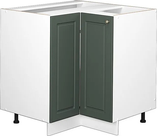 Szafka narożna green gold country 80.5x51.6x82 fame-line