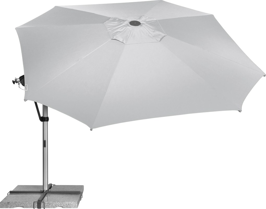 Doppler Pokrowiec zamienny na parasol PROTECT 400P jasnoszary