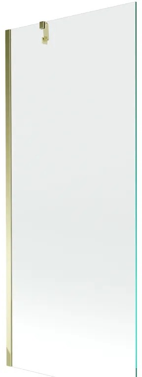 Mexen Next parawan nawannowy 1-skrzydłowy 80 x 150 cm, transparent, złoty - 895-080-000-00-00-50
