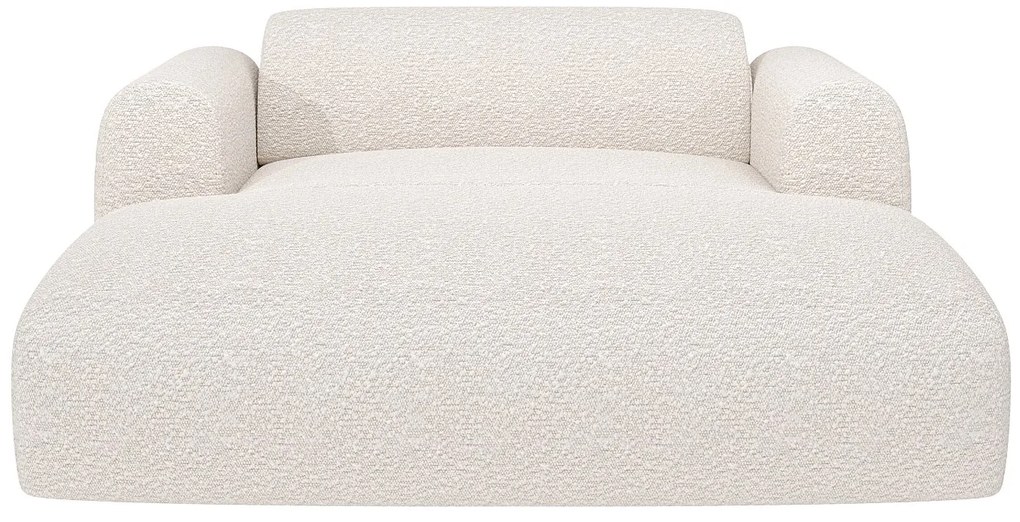 Szezlong 2-osobowy z białej bukli - POGNI marki Maison Céphy