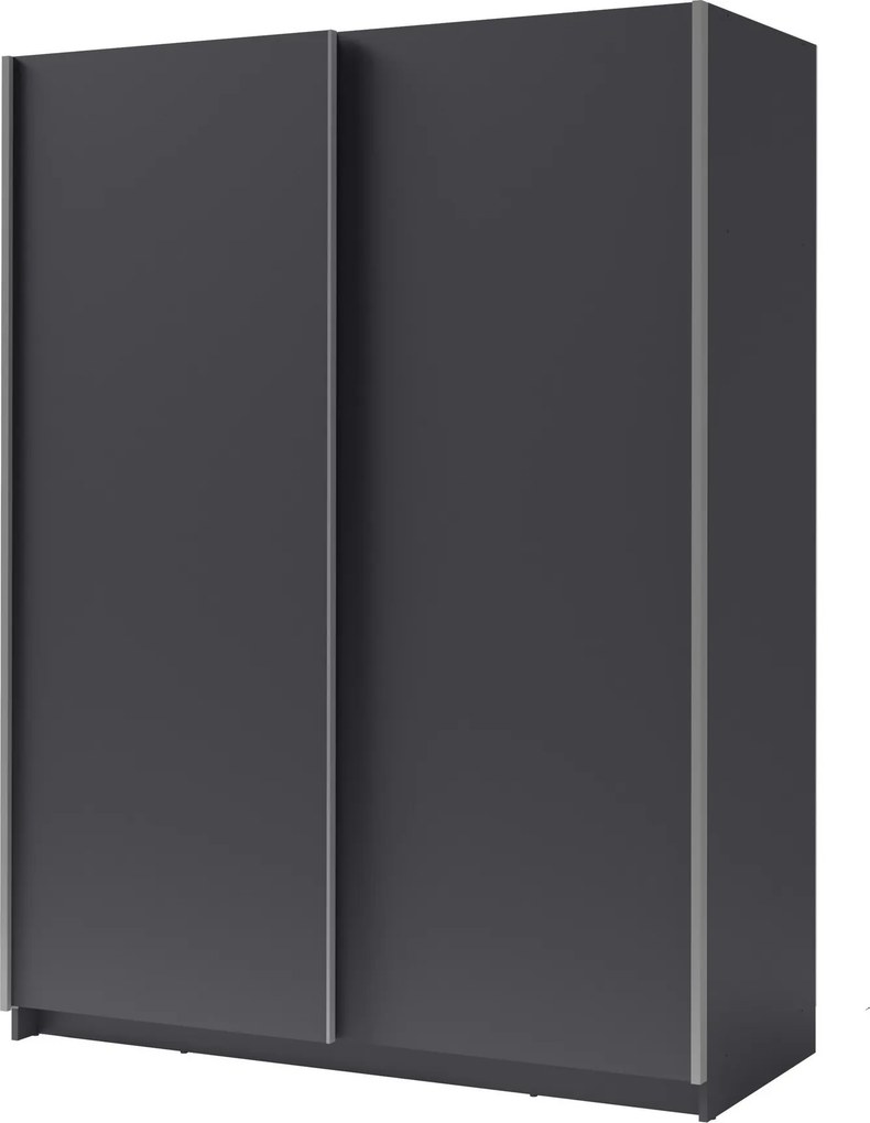 Szafa Przesuwna ELRON 180,6 cm Szafa Dwudrzwiowa, Grafit