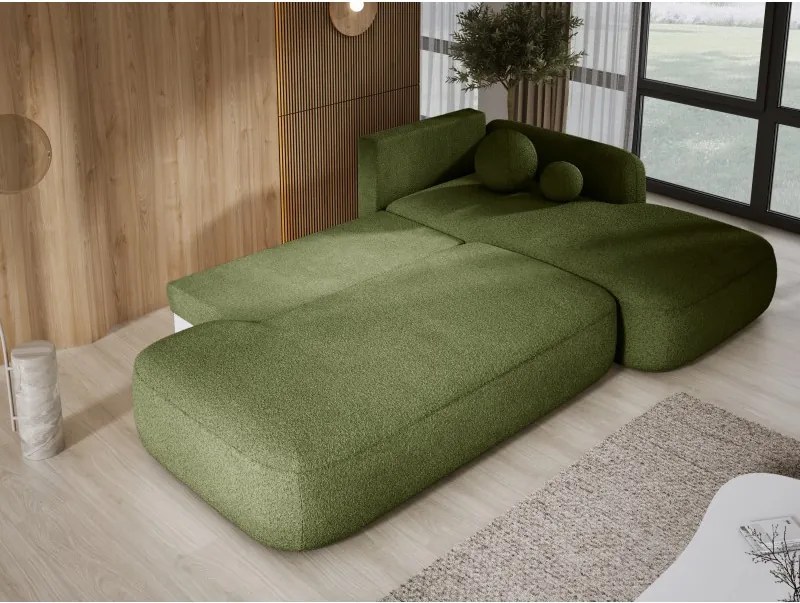 Narożnik BLOOM z funkcją spania układ L Prawy Tkanina NOWORNEVER 56