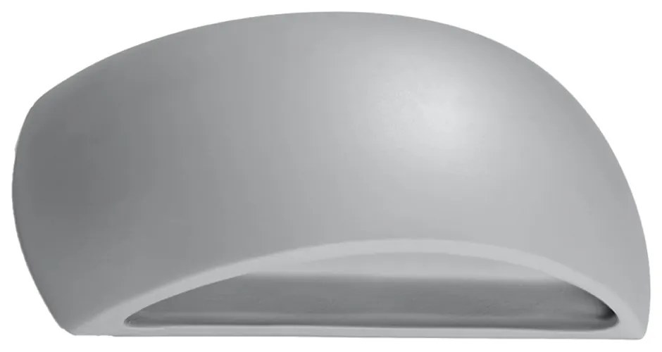 Szary ceramiczny kinkiet Sollux Palermo