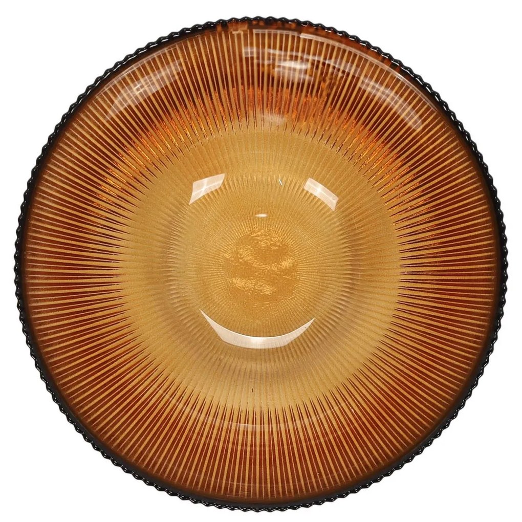 Prążkowana miska AMBER, Ø 15 cm