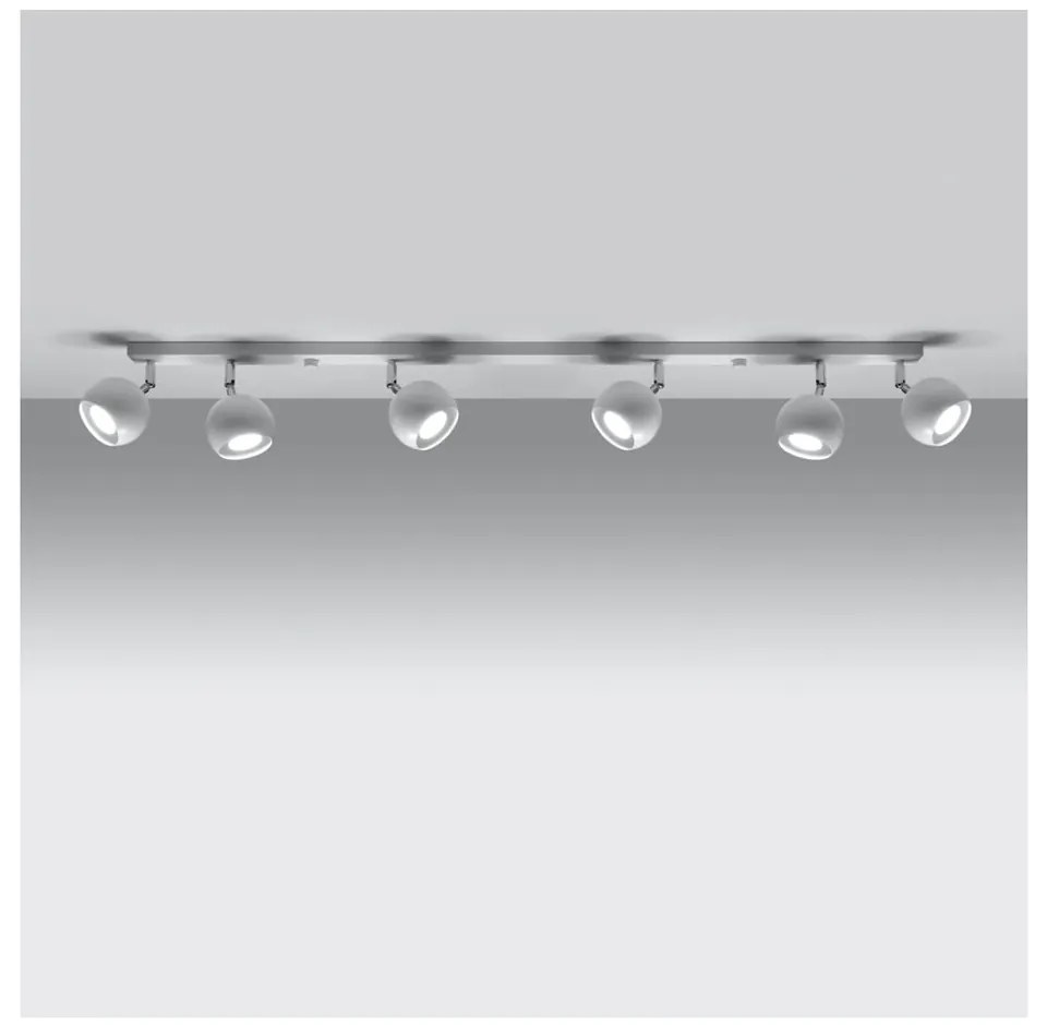 Biała lampa punktowa 10x118 cm Ollo – Nice Lamps