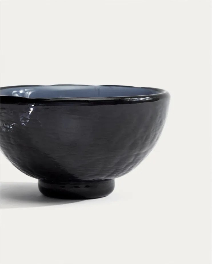 Niebieska szklana miska Sileia – Kave Home