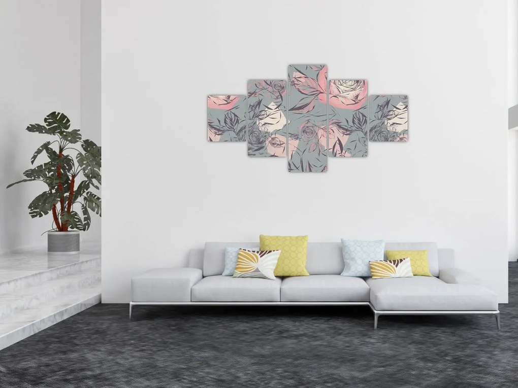 Obraz - Róża (125x70 cm)