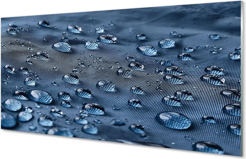 Szklany Panel Mikroświat Kropli Wody