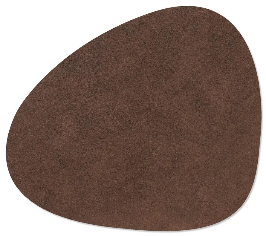Mata stołowa ze skóry ekologicznej 37x44 cm Curve L Nupo – LIND DNA