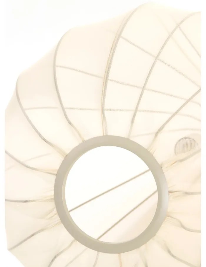 Beżowa lampa wisząca z tekstylnym kloszem ø 50 cm Itela – Light &amp; Living