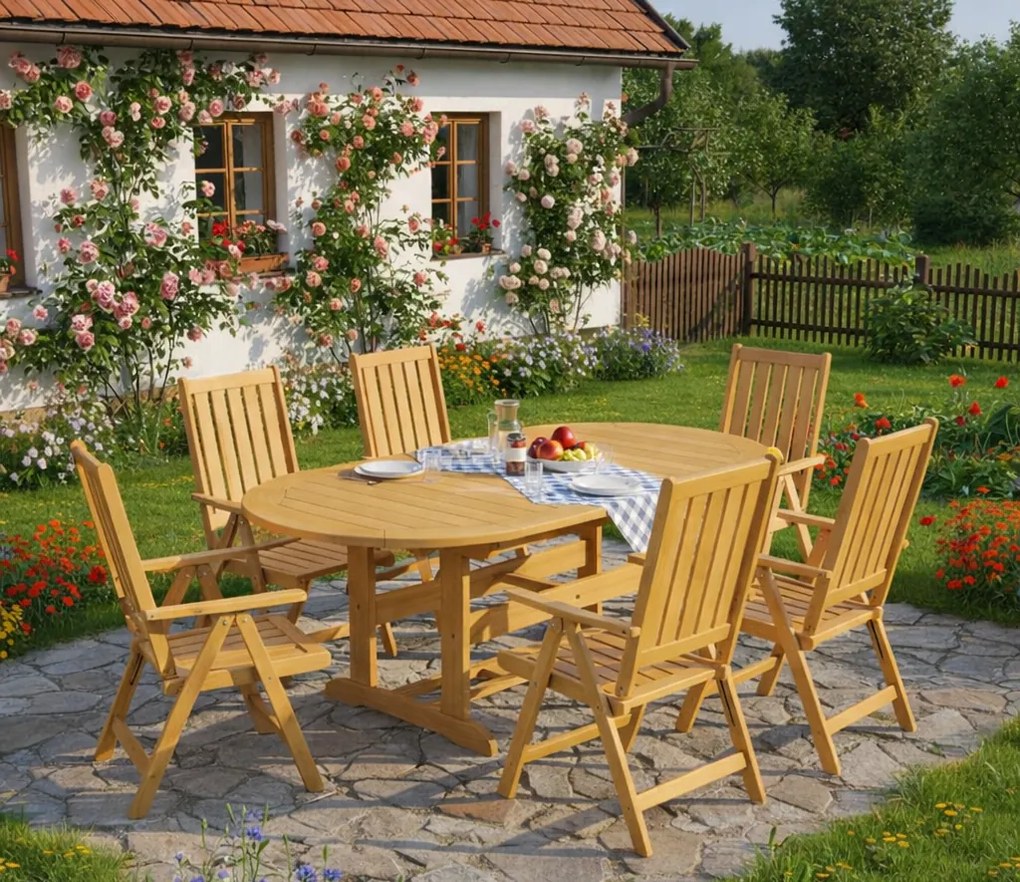 Doppler DOVER ogrodowy zestaw wypoczynkowy 6+1