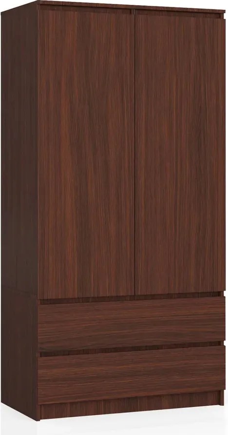 Klasyczna szafa na ubrania wenge S9-G58