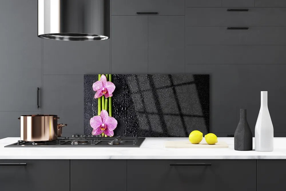 Panel nad blat kuchenny Harmonijny Duet: Bambus i Lotos