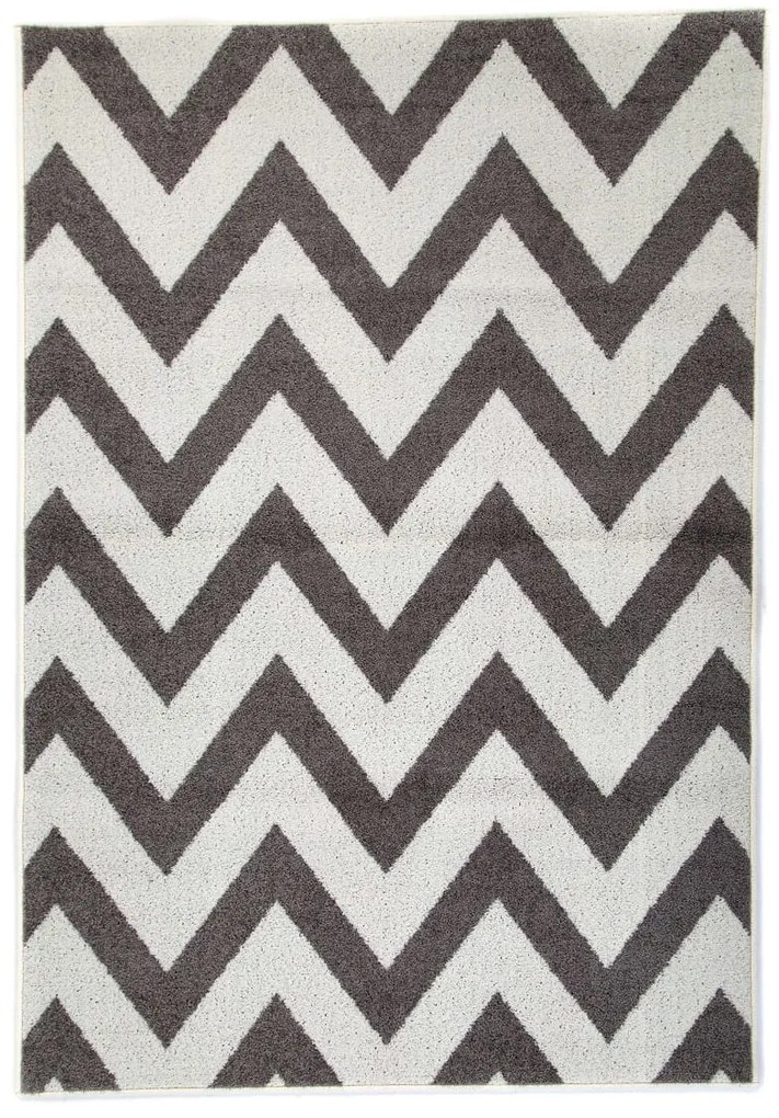 Dywan Lotto zygzak szary 133 cm x 190 cm